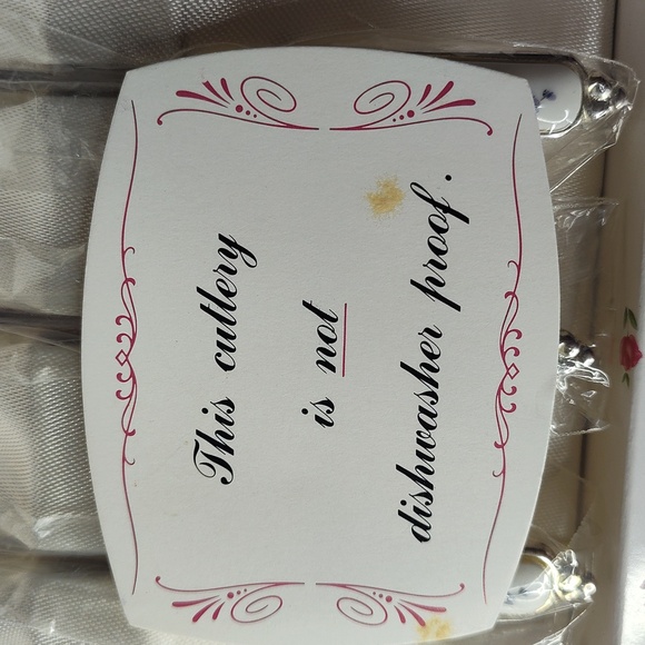 Rondeau Lot of 6 Tea Spoons Pretty Floral Handle Stainless Japan - Picture 4 of 8